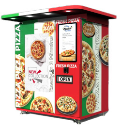 Our vending maching Pizza